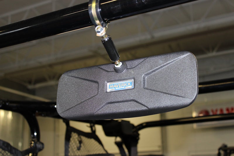Maverick Deluxe 12" wide X 4.5" tall Rear View Mirror Fits Honda Pioneer 1,000 Model UTVs - Image 3